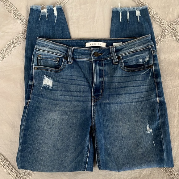 Eunina Clara High Rise Skinny Crop Jean-Size 5 - Picture 2 of 6